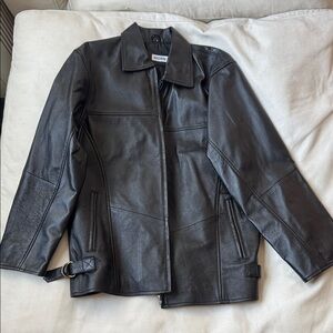 Women's Black Leather Jacket